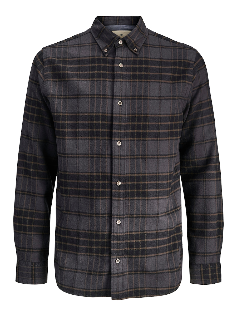 

Рубашка на пуговицах классического кроя JACK & JONES, антрацит