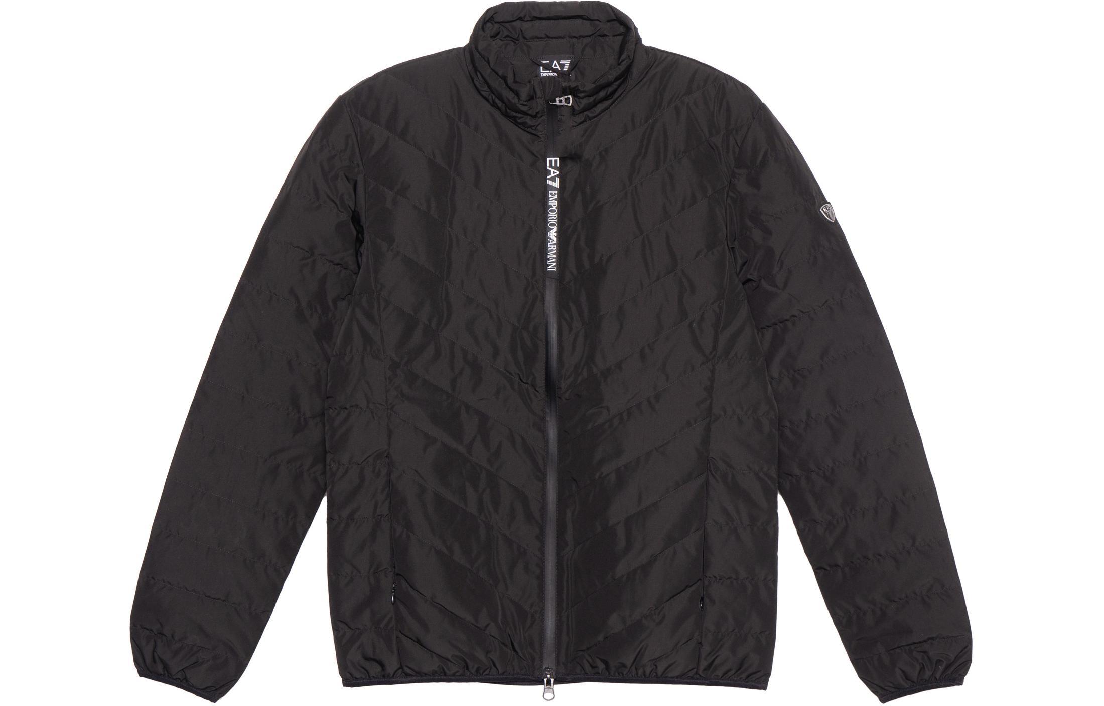 EMPORIO ARMANI Куртка стёганая с нашивкой логотипа, Black — фото 3