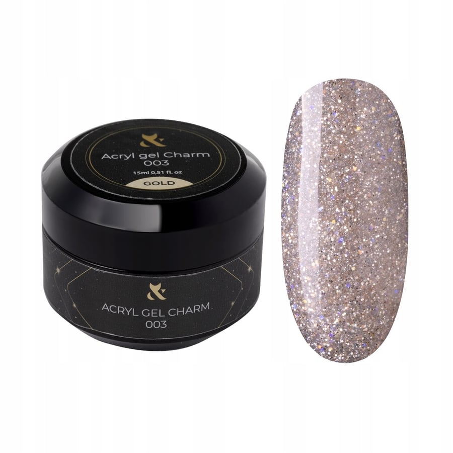 

Акриловый гель Fox Charm 003 Gold 15 мл TM F.O.X