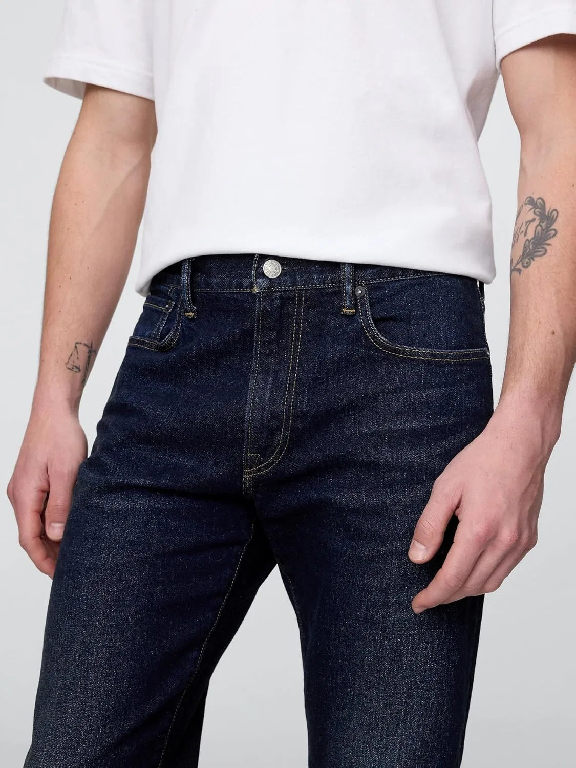 Джинсы Gapflex, GAP, Worn Dark — фото 4