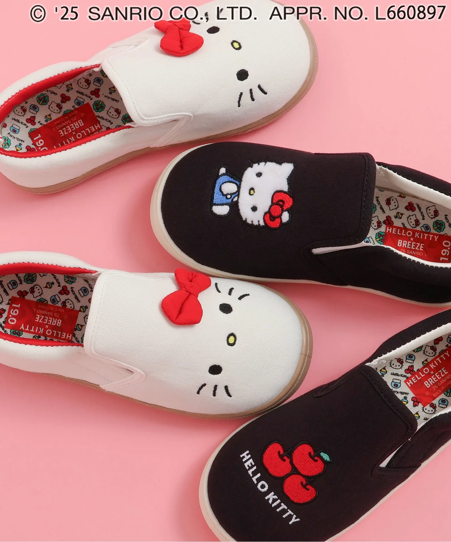 Детские сланцы Sanrio Hello Kitty чёрные — фото 4