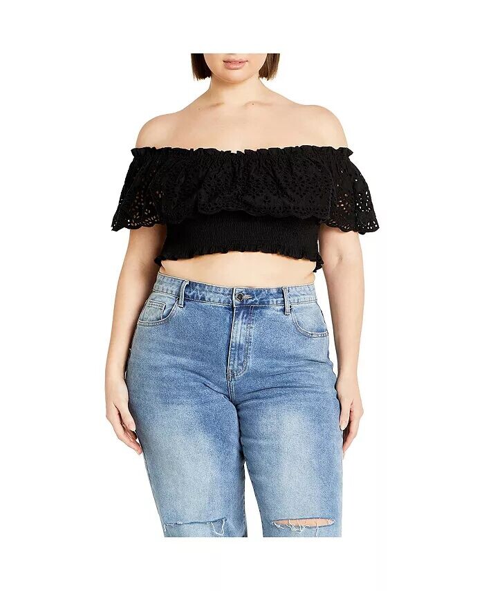 

Женский топ Jayde CITY CHIC, черный