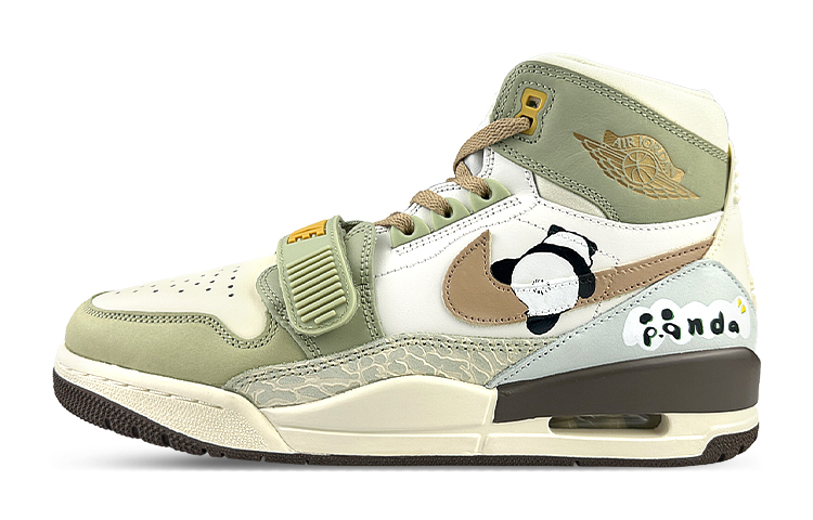 Кроссовки JORDAN Legacy 312 Vintage Basketball Shoes Women's High-Top Black/Brown