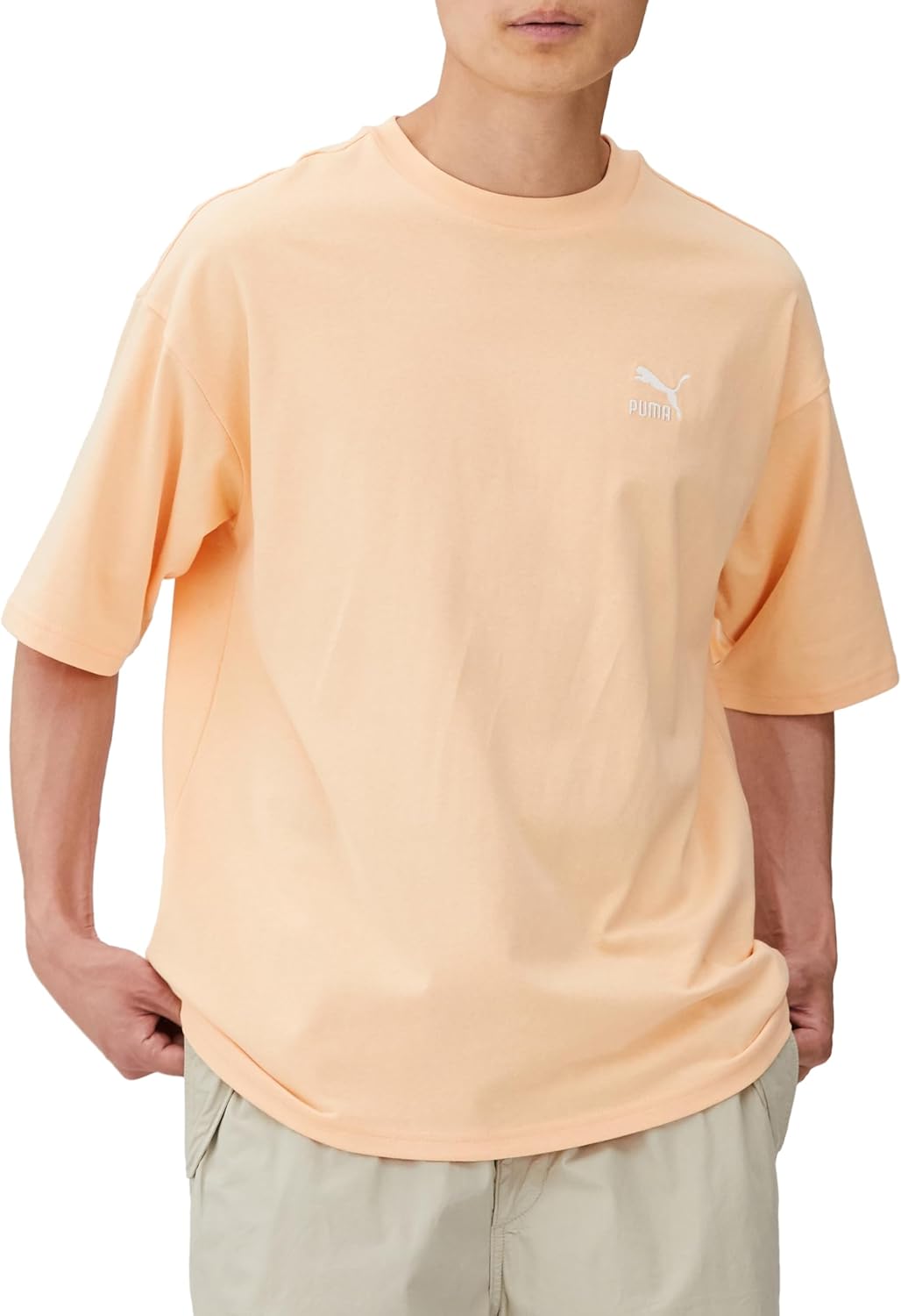 

Мужская футболка Puma 626025 свободного кроя BETTER CLASSICS Oversized, персиковый