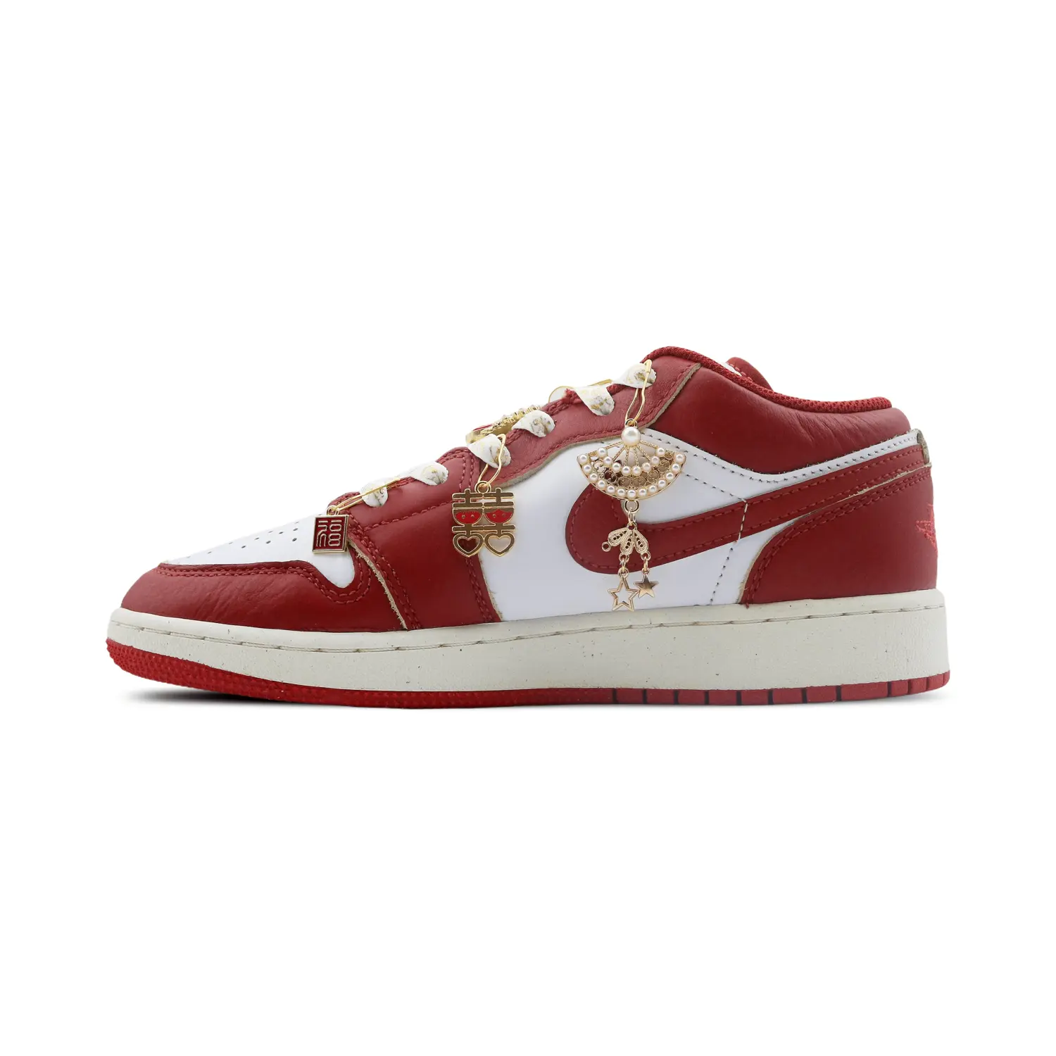 

Баскетбольные кроссовки Air 1 Vintage Unisex Low-Top White/Red Jordan