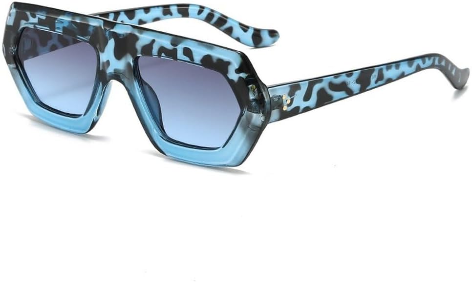 

Солнцезащитные очки неправильной прямоугольной формы для женщин и мужчин, ретро-очки, градиентные солнцезащитные очки для женщин, роскошные солнцезащитные очки, модные GHVWYX, Blue