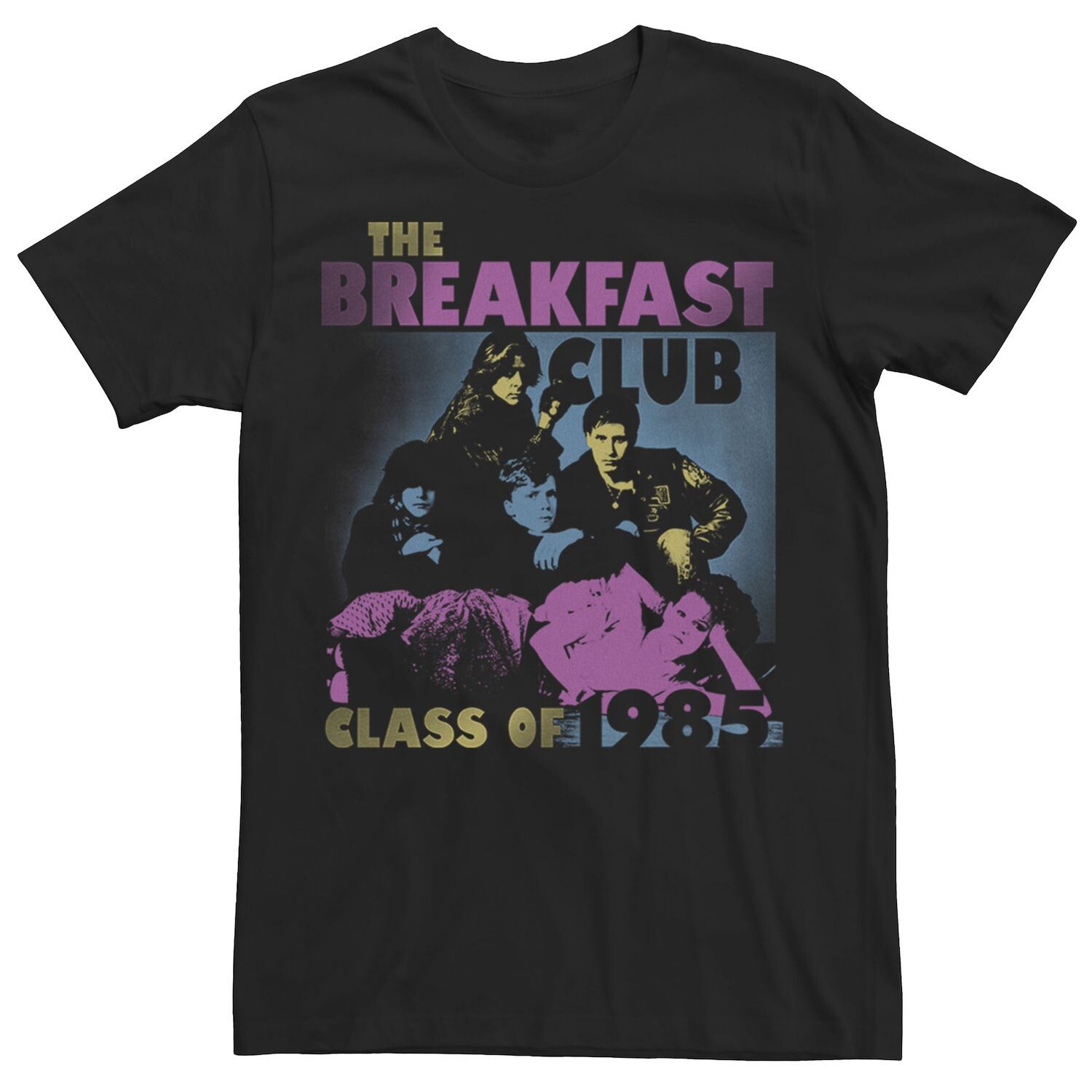 

Мужская футболка Breakfast Club Class Of '85 с трафаретным портретом Licensed Character