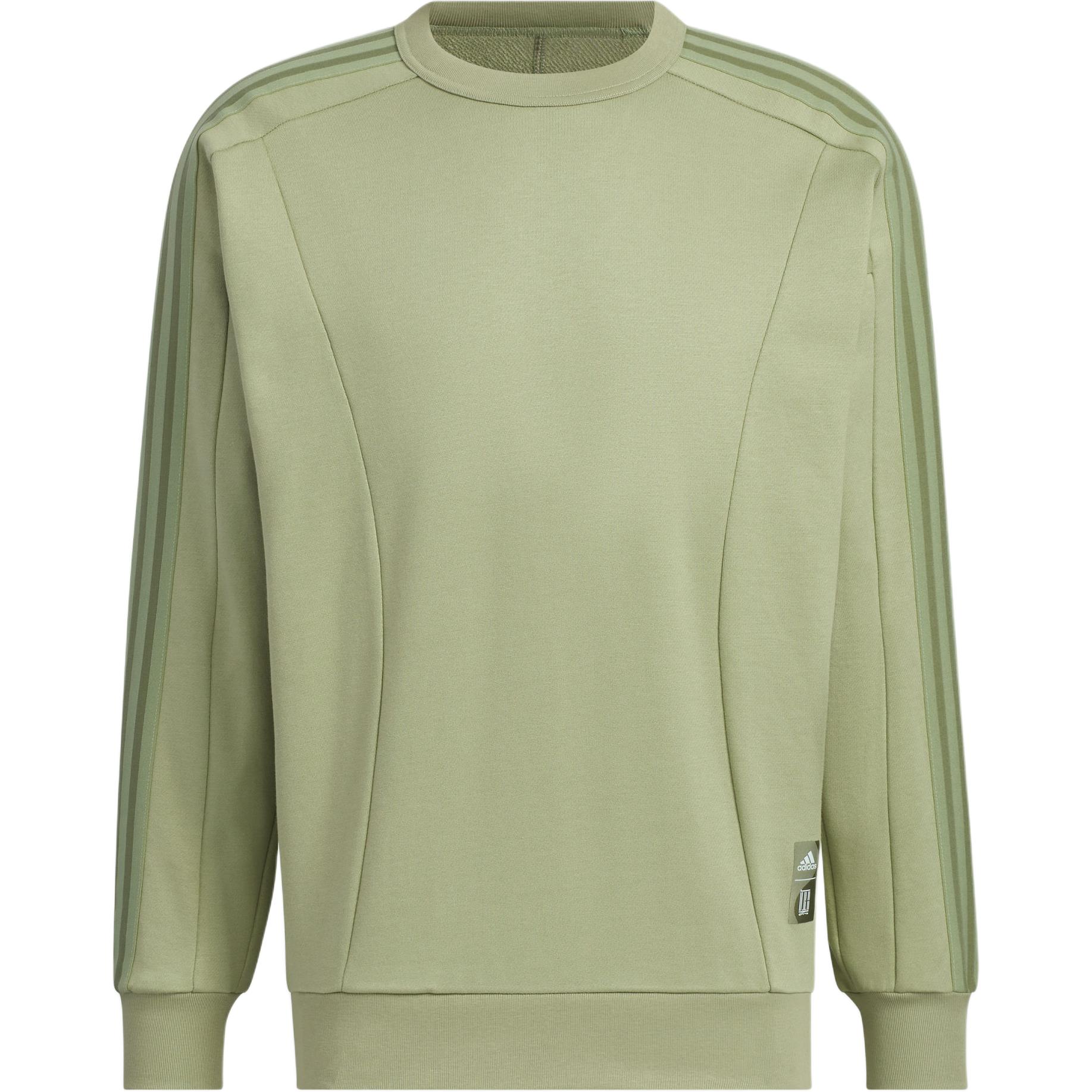 Wuji Series SILKY SWEATSHIRT Мужская палаточная зеленая футболка Adidas — фото 2