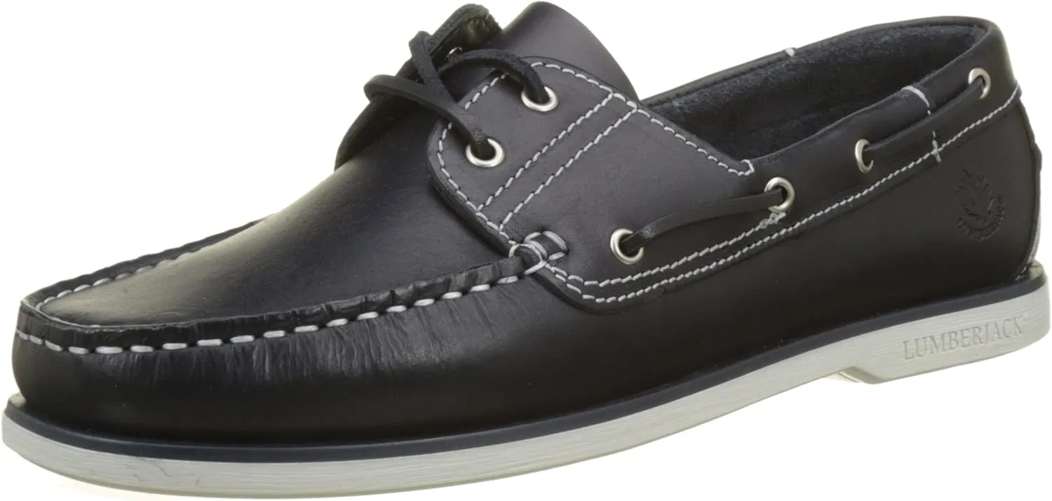 Мужские лодочные ботинки "Навигатор" от Lumberjack, Blue Navy Blue White M0159
