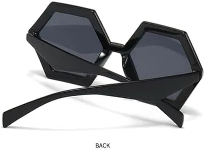 

Солнцезащитные очки в стиле ретро Polygon 2027 для женщин, градиентные линзы, защита от УФ-излучения UV400 для мужчин, двухцветные солнцезащитные очки MTZJH, 3