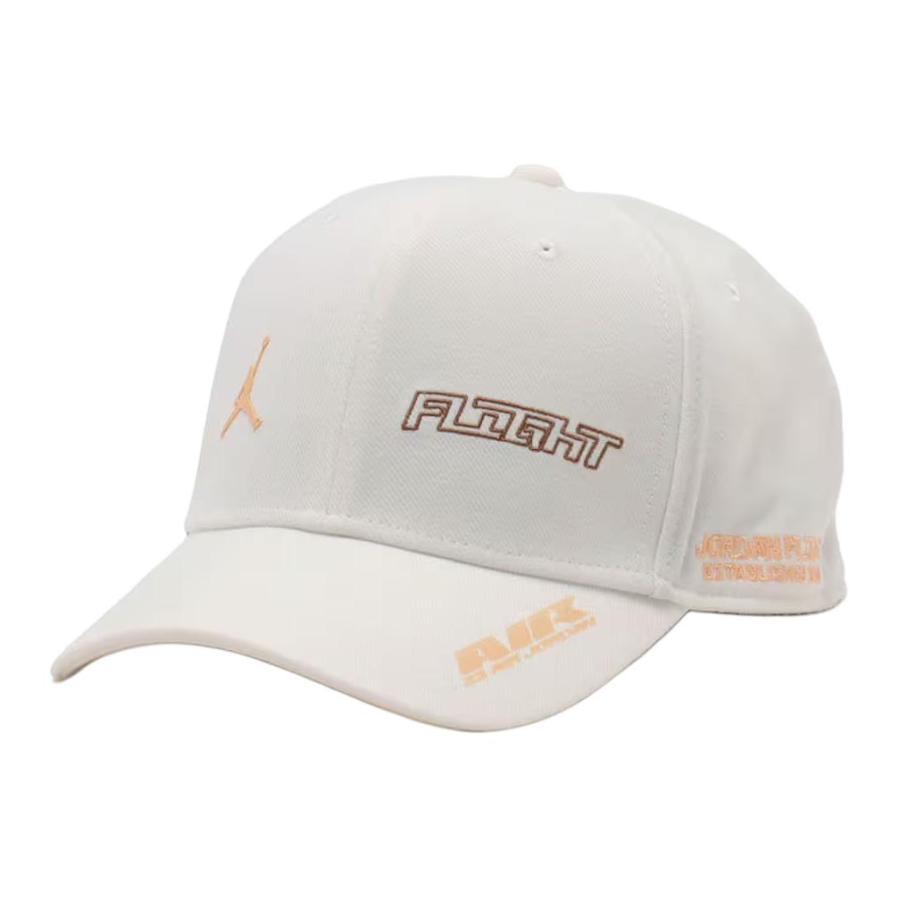 

Jordan Бейсболка Unisex White с логотипом бренда из полиуретана и полиэстера