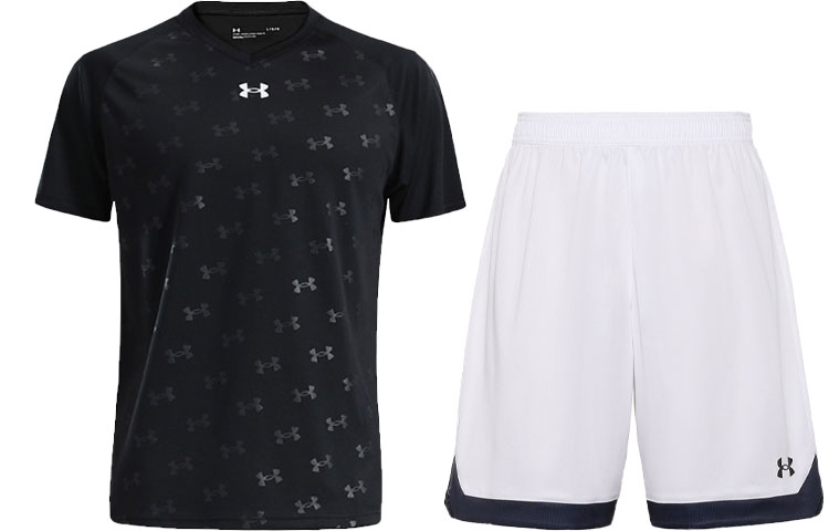 

Повседневная спортивная одежда мужская Under Armour, черный+белый