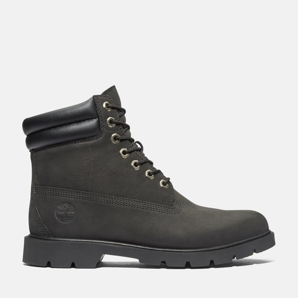 Timberland мужские ботинки 6 in Double Collar на щиколотку, Jet Black — фото 2