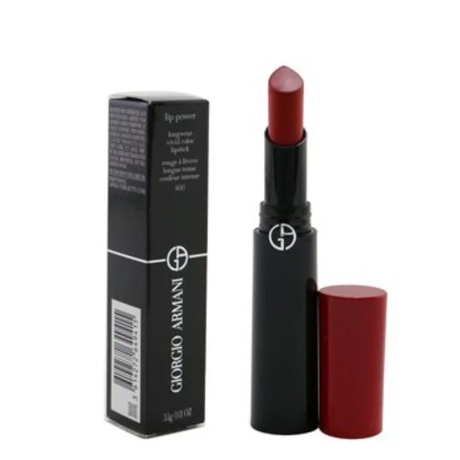 Помада Giorgio Armani Ladies Lip Power Longwear Vivid Color 0,11 унции № 400 Four Hundred Макияж 3614272649415, красный — фото 2