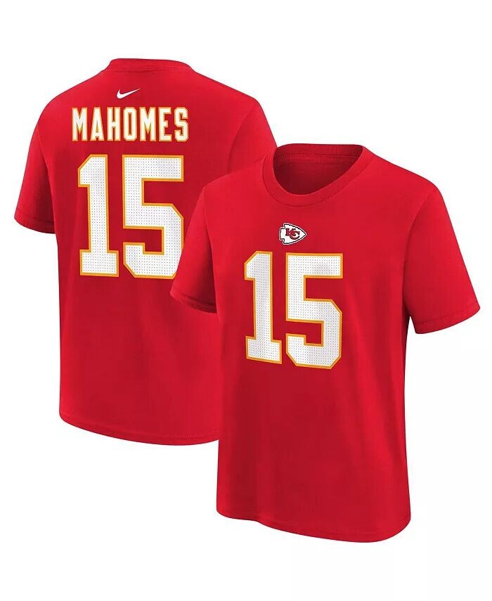 

Футболка с именем и номером игрока Big Boys Patrick Mahomes Red Kansas City Chiefs Nike