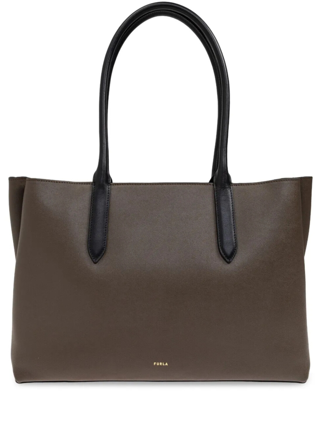 

Сумка-тоут Furla из кожи, коричневый