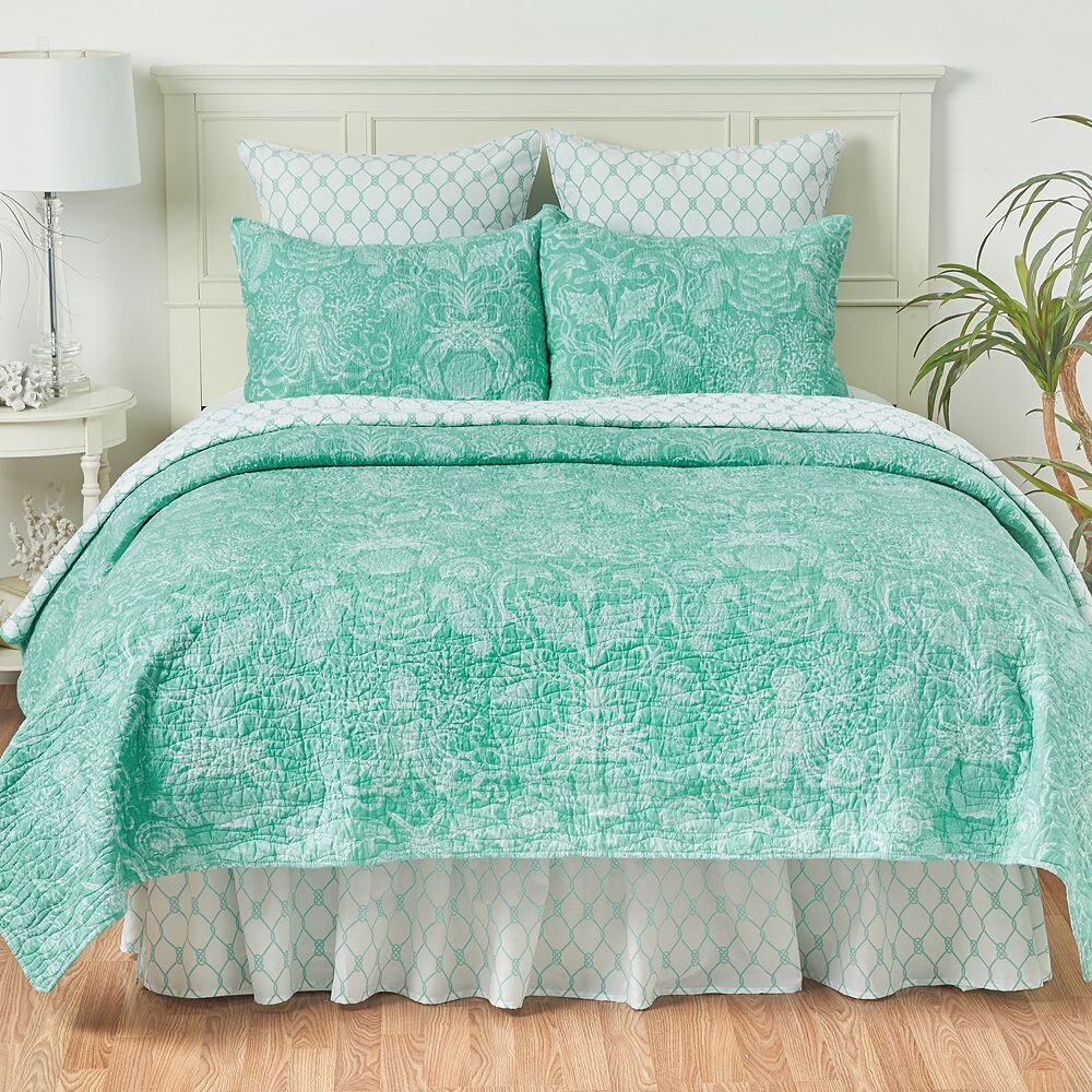 

Комплект одеял C&F Home Turquoise Bay с накидками, синий