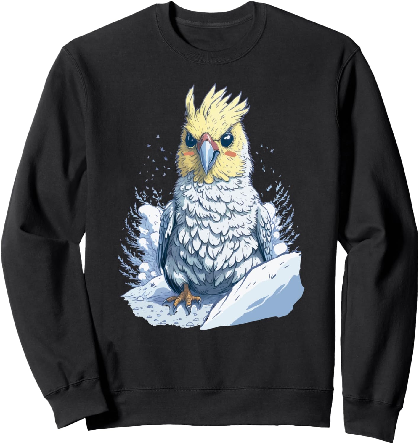 

Забавный попугай в снегу. Мужчины, женщины и дети в толстовках Papagei Tierhalter Witzige Lustige Spruche, черный