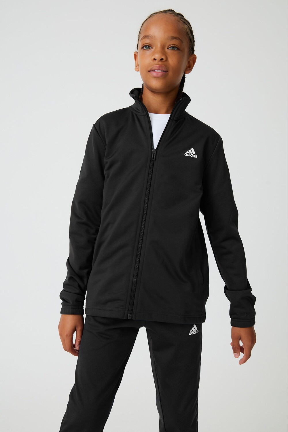 

Спортивный костюм Essentials с большим логотипом Adidas, черный