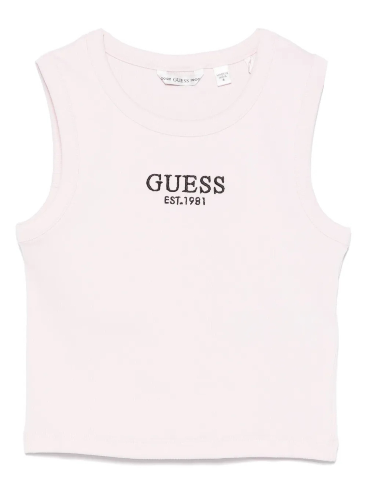

Футболка с вышитым логотипом guess kids, белый