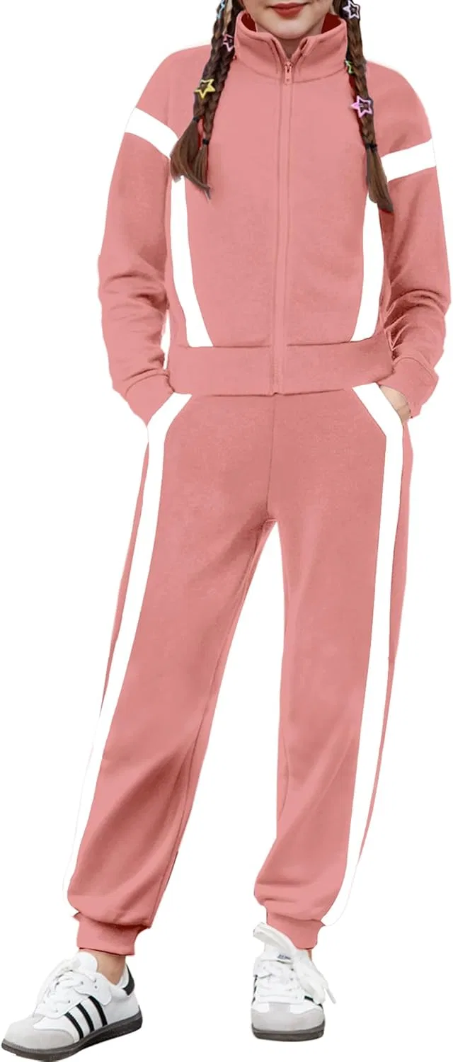 Детский спортивный костюм с молнией Zaclotre, Coral Pink
