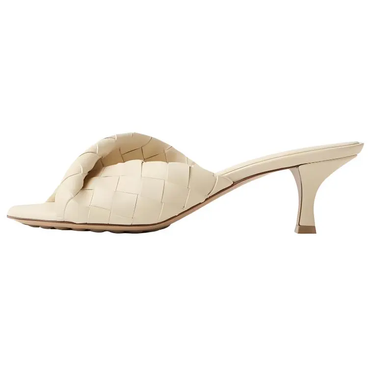 Босоножки Blink Slide женские бежевые Bottega Veneta