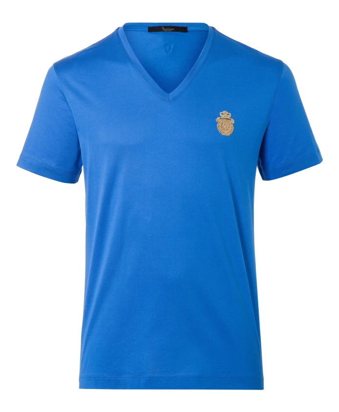 

Футболка с V-образным вырезом, размер SS Billionaire, синий