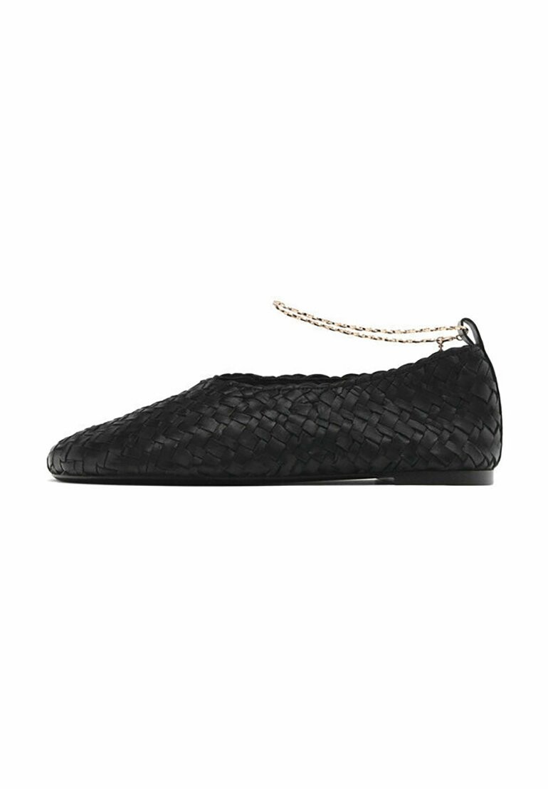 

Балетки FLATS Massimo Dutti, черный