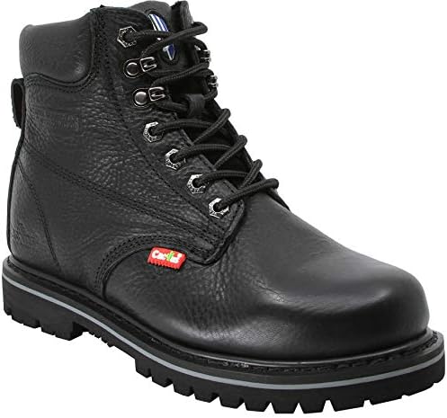 

Мужские ботинки Cactus с мягким носком 15 см, из масла обработанной цельной кожи, с маслостойкой резиновой подошвой Cactus Work Boots, черный