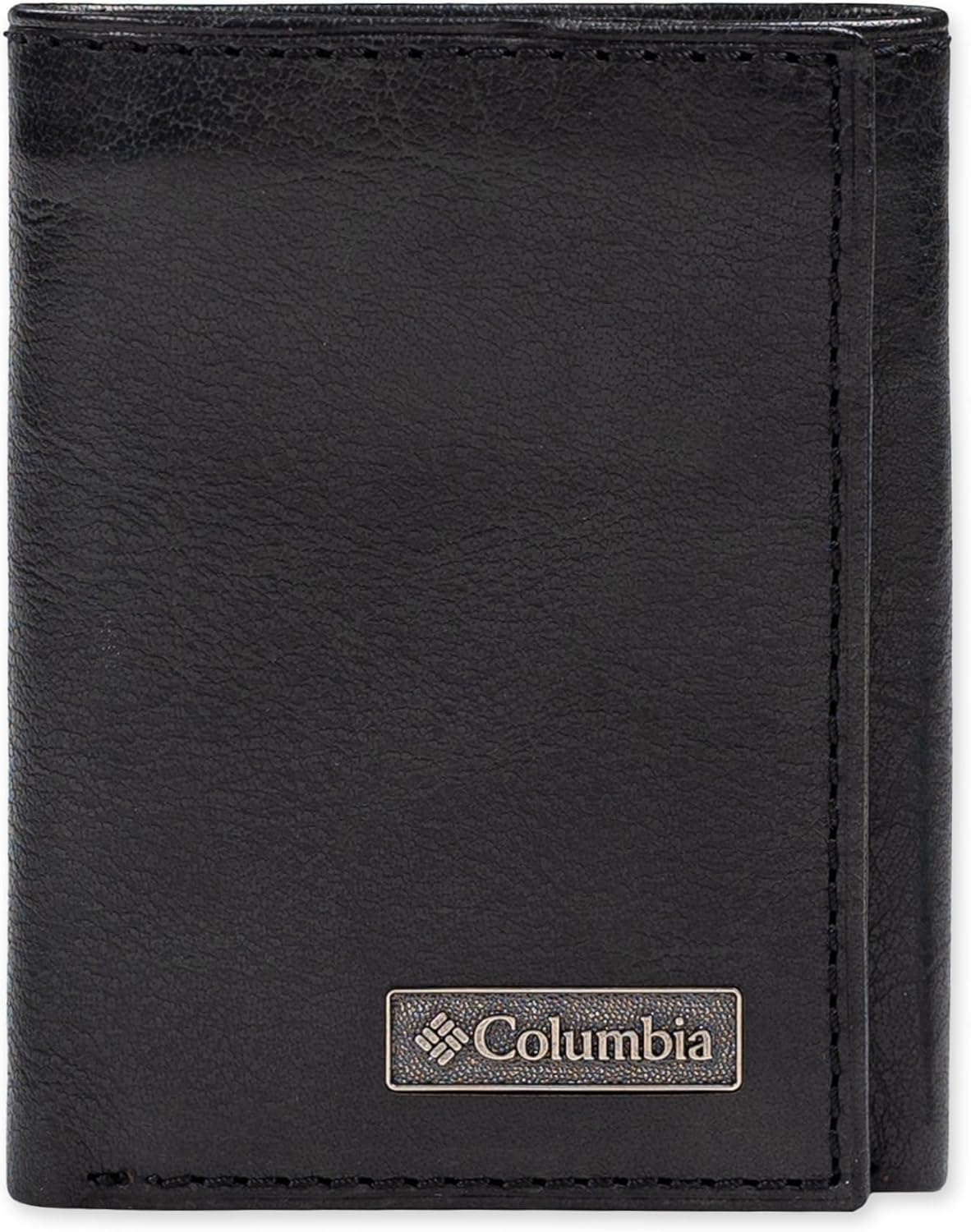 

Мужской кошелек Columbia с RFID-картой Trifold, Black Zipper