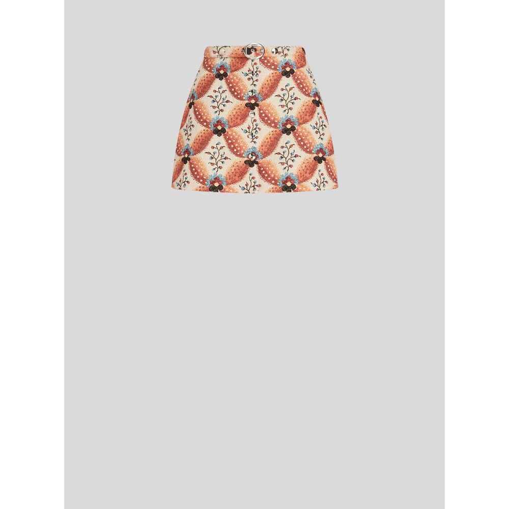 

МИНИ-ЮБКА ИЗ ЖАККАРДОВОЙ ТКАНИ ETRO, оранжевый