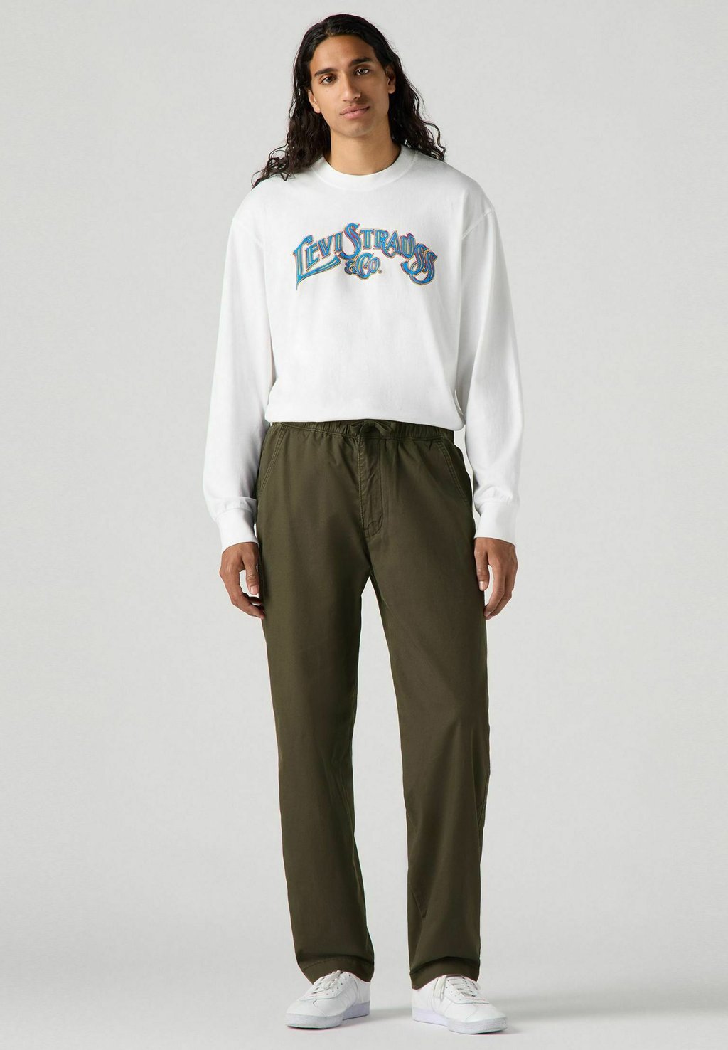 

Брюки XX CHINO EASY RELAXED COTTON LINEN PANTS Levi's, цвет Forest Night