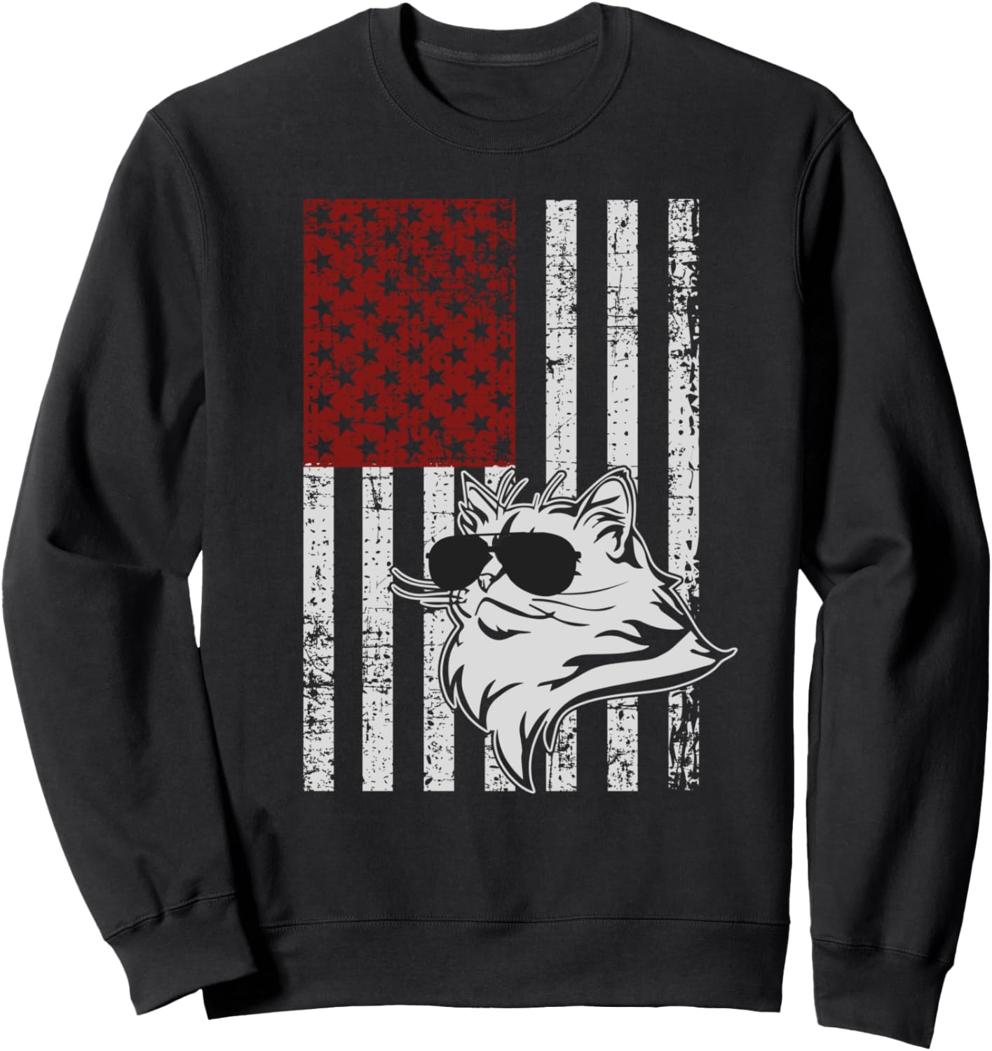 

Забавная винтажная толстовка с изображением кошки породы рэгдолл и американского флага, черная The Cat Lover Shop, Черный, Забавная винтажная толстовка с изображением кошки породы рэгдолл и американского флага, черная The Cat Lover Shop