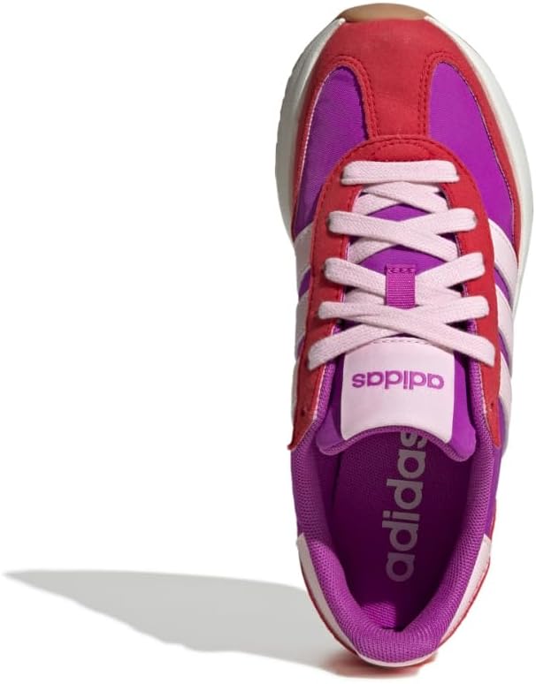 Детские кроссовки Adidas Run 70s 2.0 (унисекс), фиолетовый/розовый/алый — фото 4
