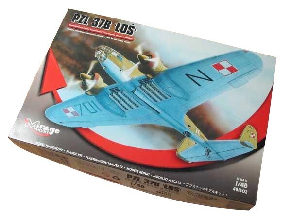 

Mirage, PZL 37B Łoś, Комплект модели
