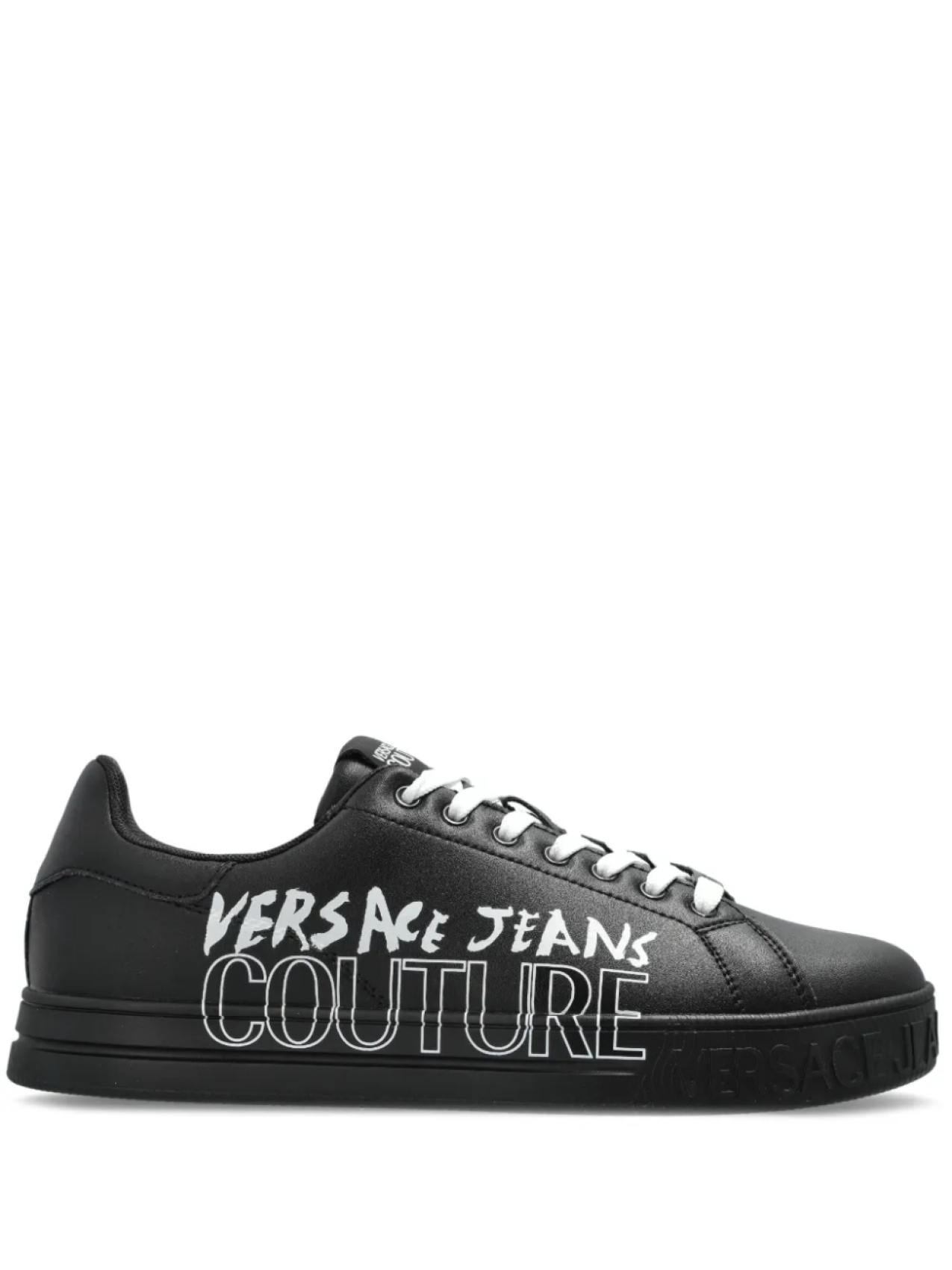 

Кроссовки с логотипом Versace Jeans Couture, черный
