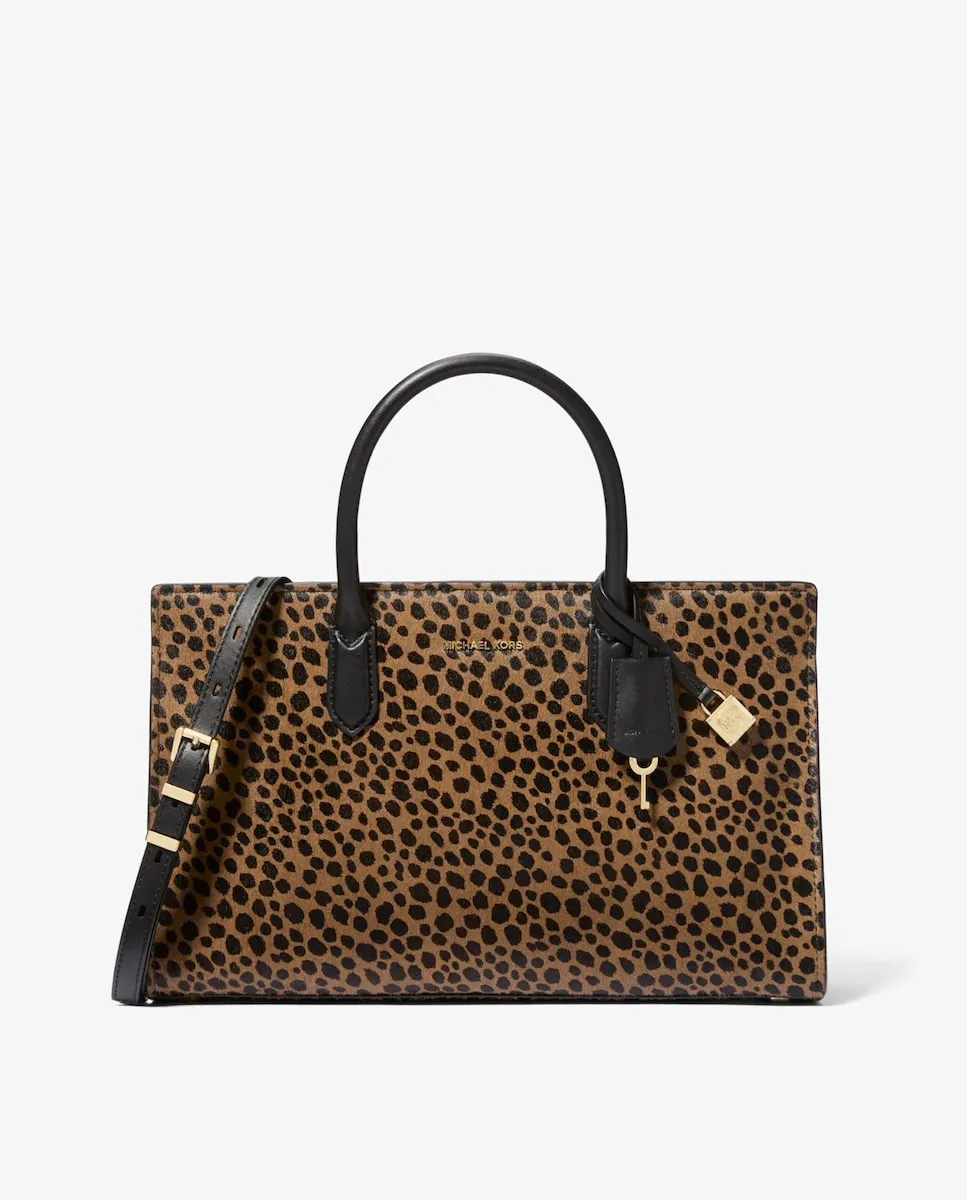 

Сумка-портфель Scarl Fur с принтом Michael Michael Kors, коричневый