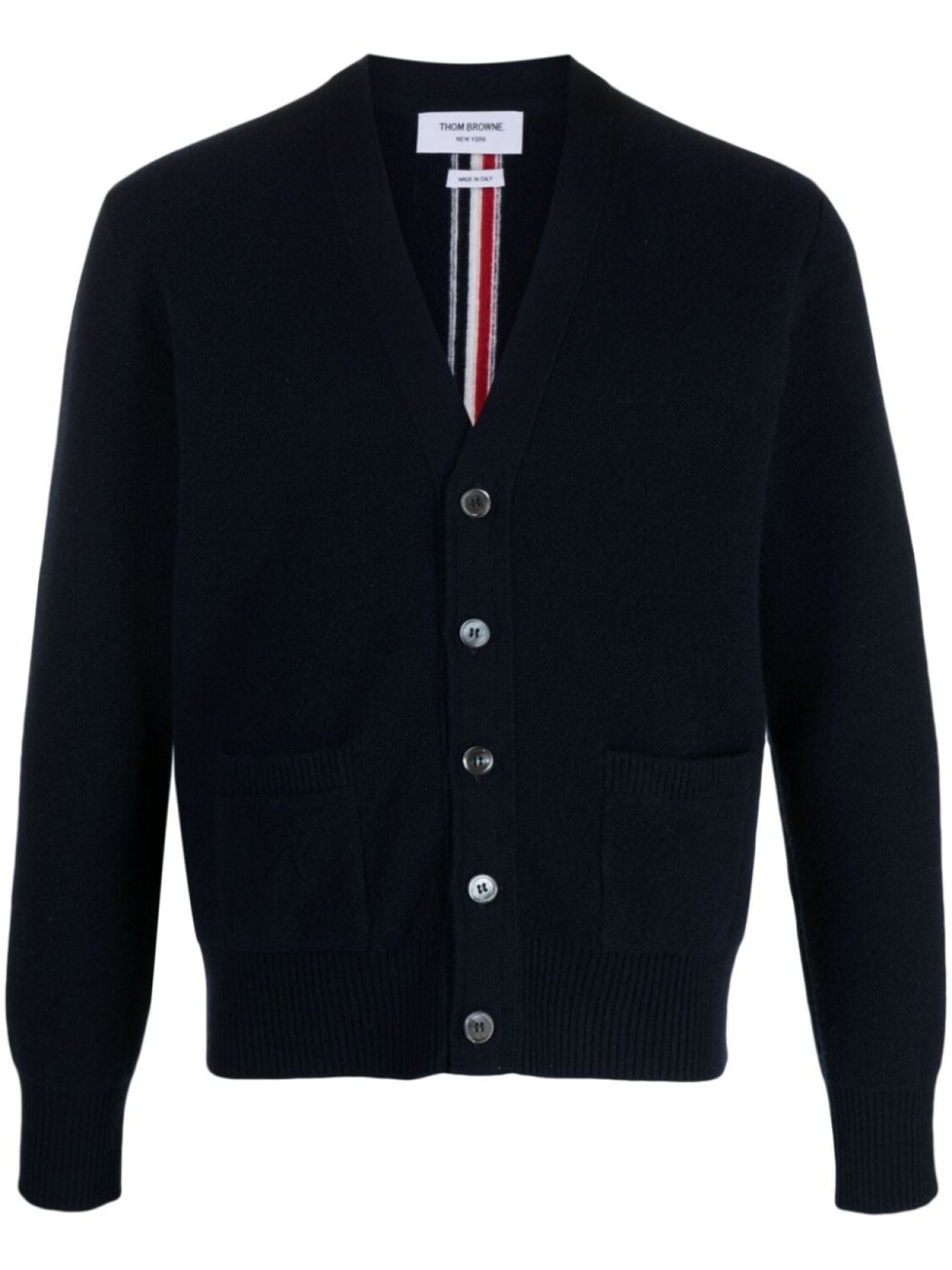 

Thom Browne фактурный кардиган из вирджинской шерсти, синий