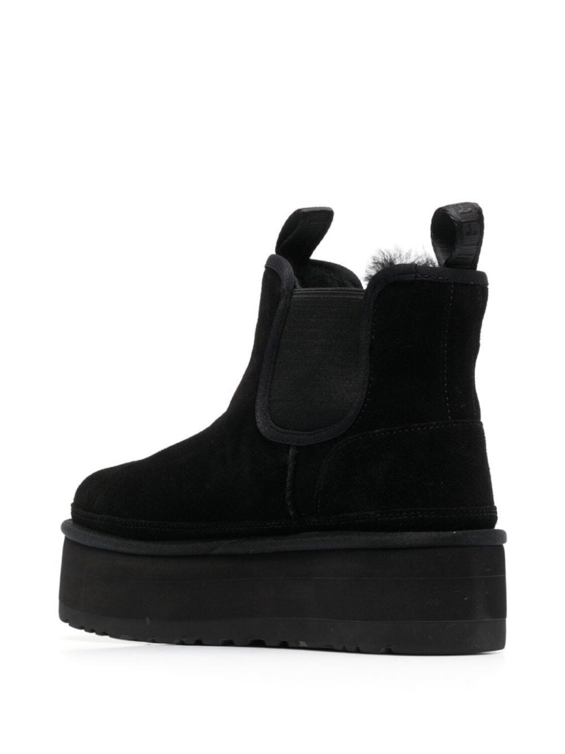 Ботинки UGG Classic Mini на платформе, черный — фото 3