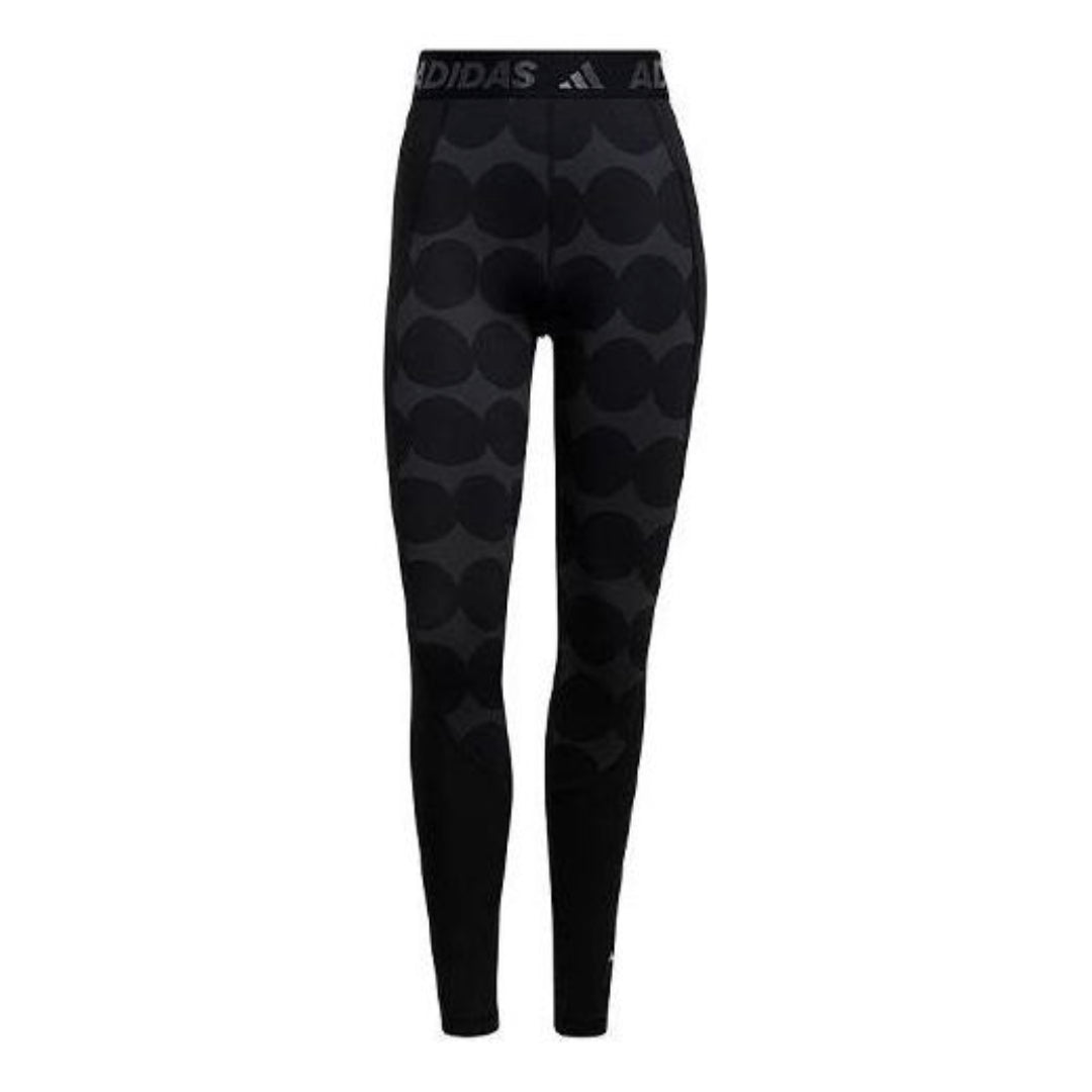 

Леггинсы (WMNS) adidas Marimekko Techfit Long Tights 'Black'