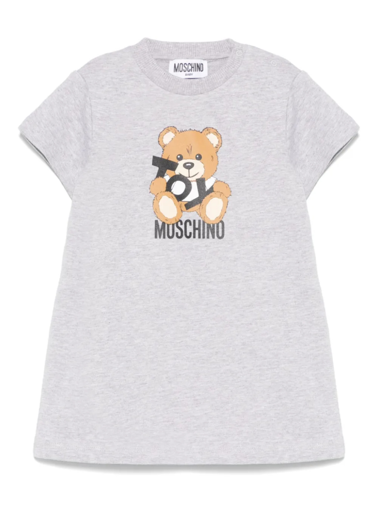 

Платье с принтом Teddy Bear Moschino Kids, серый