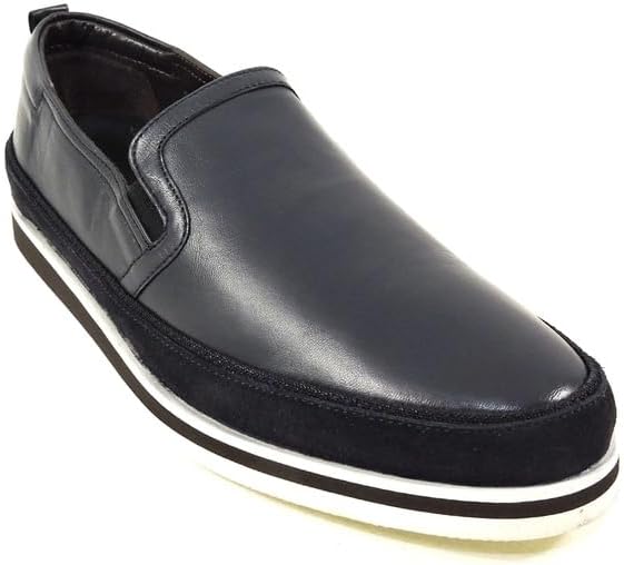 

Мужские летние лоферы Baldinini из мягкой кожи темно-синего цвета для комфортной ходьбы