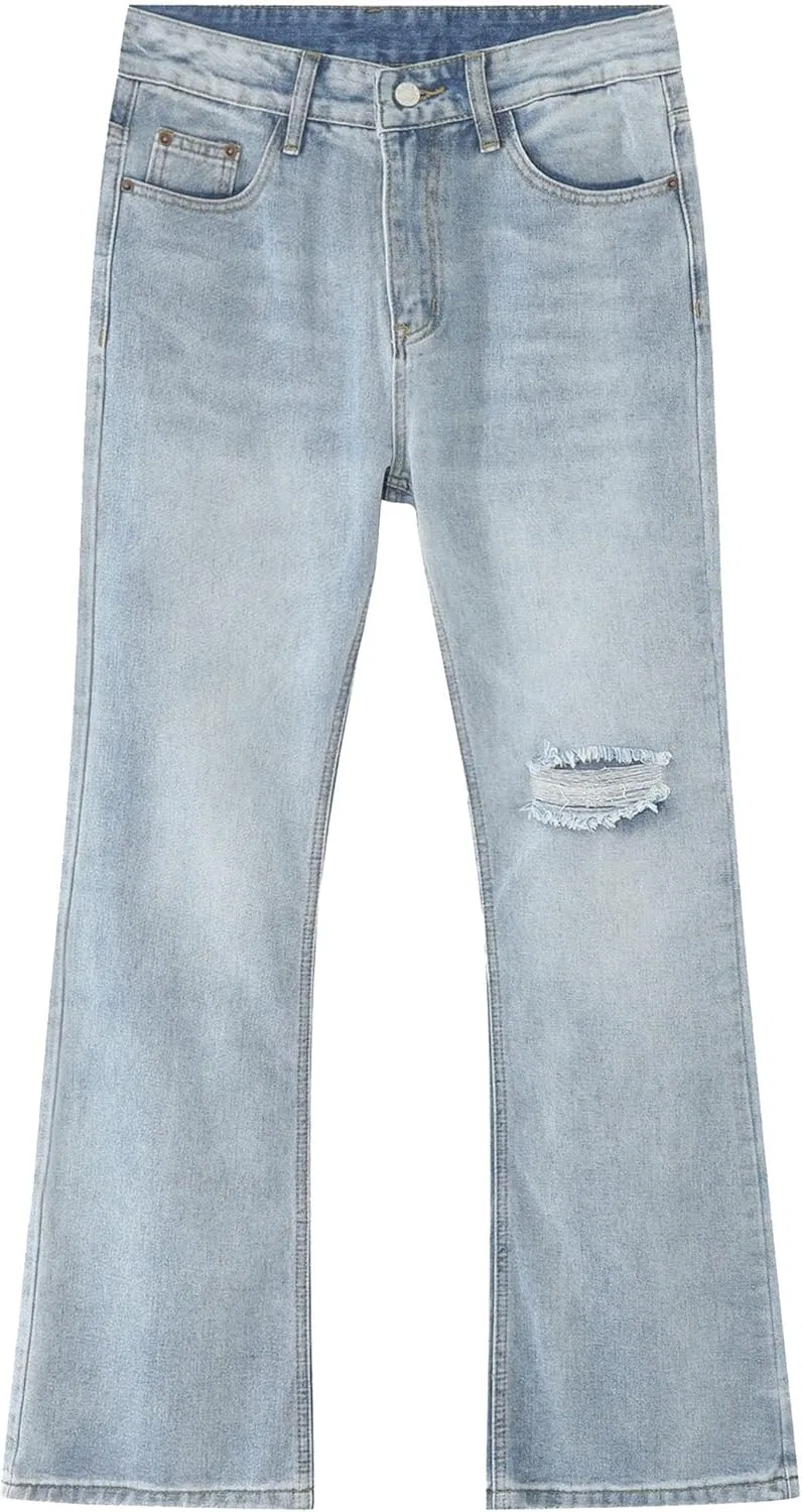 Джинсы клеш Fit Comfort Retro, Light Blue 2