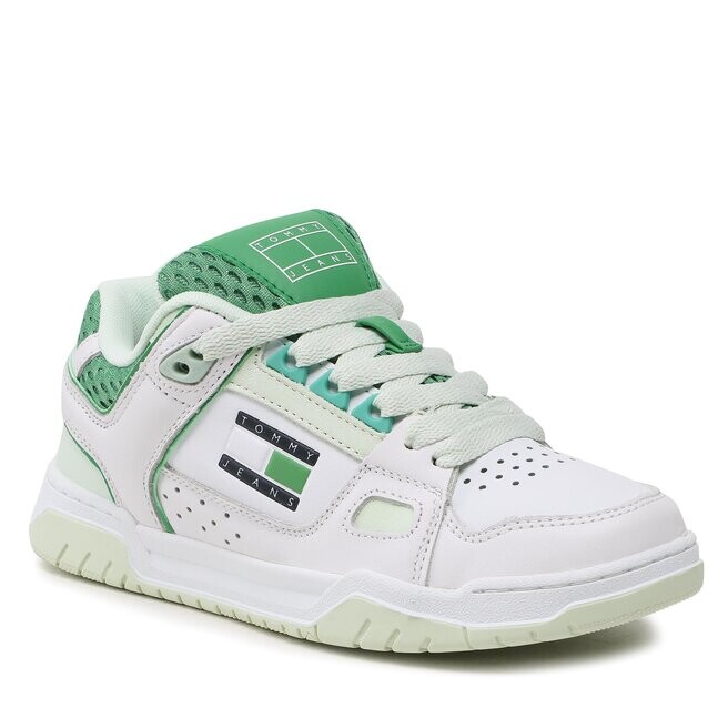 

Кроссовки Tommy Jeans SkateSneaker, зеленый белый