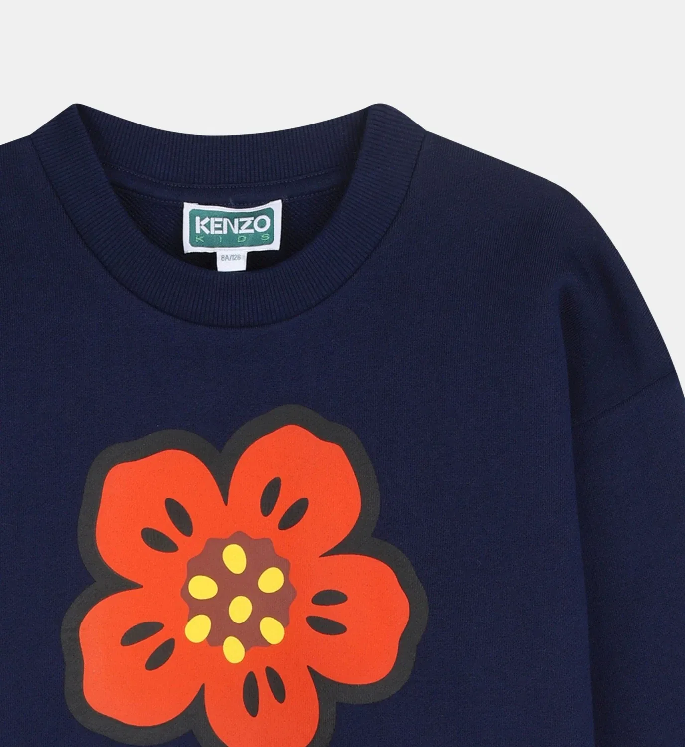 Толстовка из флиса Kenzo Kids, синий — фото 3