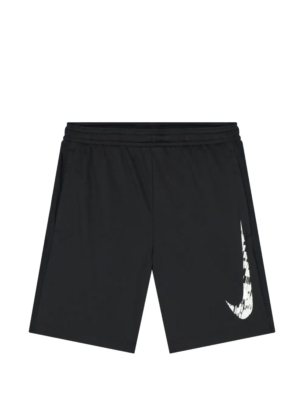 Шорты с логотипом из быстросохнущей ткани Nike Kids, черный