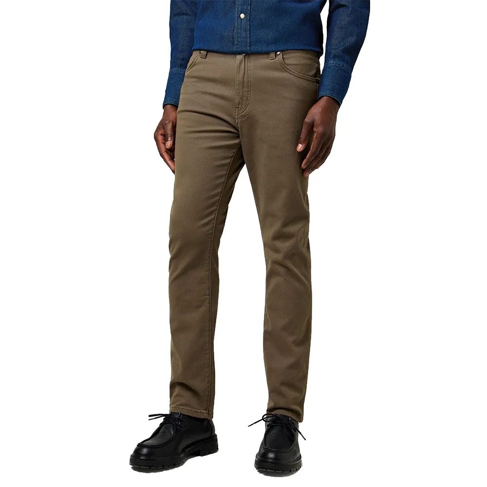 

Брюки Wrangler Larston Slim Fit, коричневый