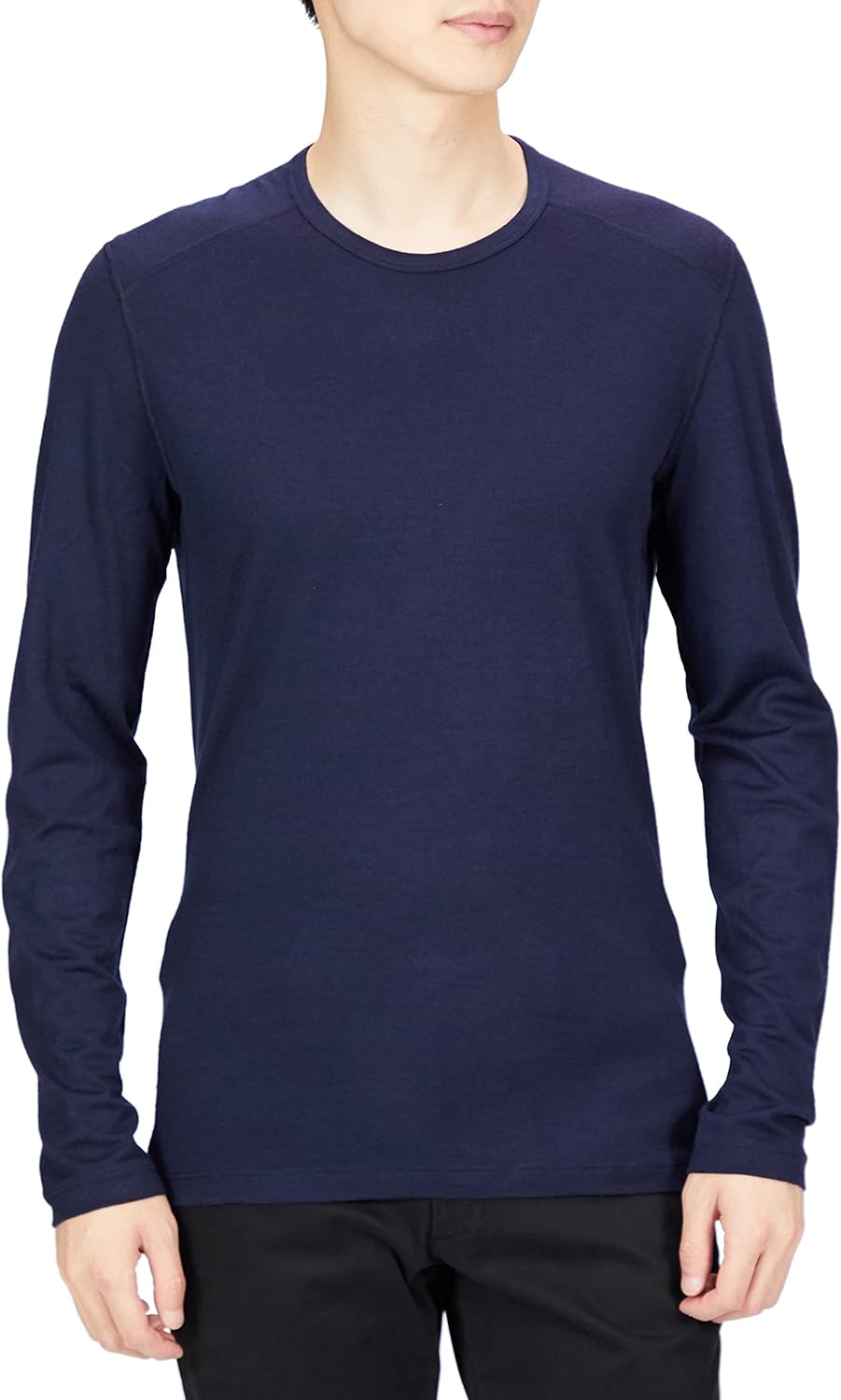 

Футболка с длинным рукавом Icebreaker Ron Merino 200 Oasis LS Crewe, мужская, темно-синий