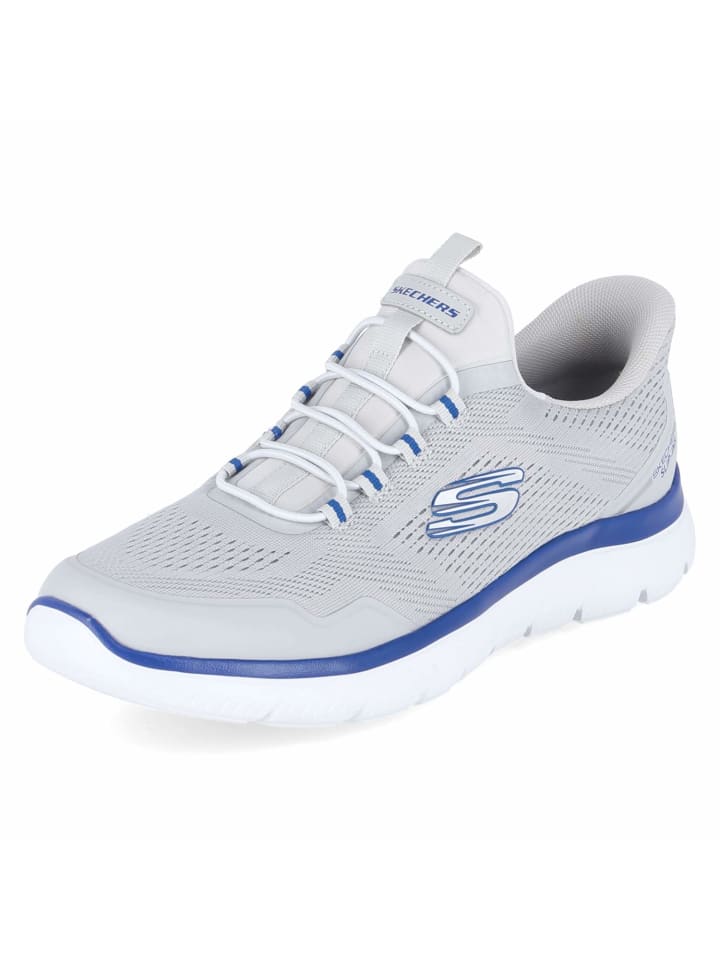 Skechers Туфли на шнуровке серого цвета — фото 2