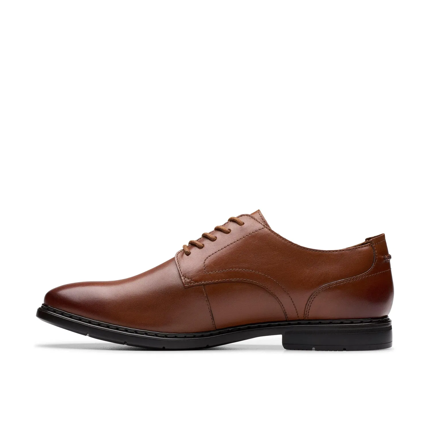 Дерби мужские Clarks Banbury Derby из кожи, коричневый — фото 2